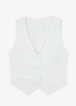 The Frankie Shop Gladys Vest White