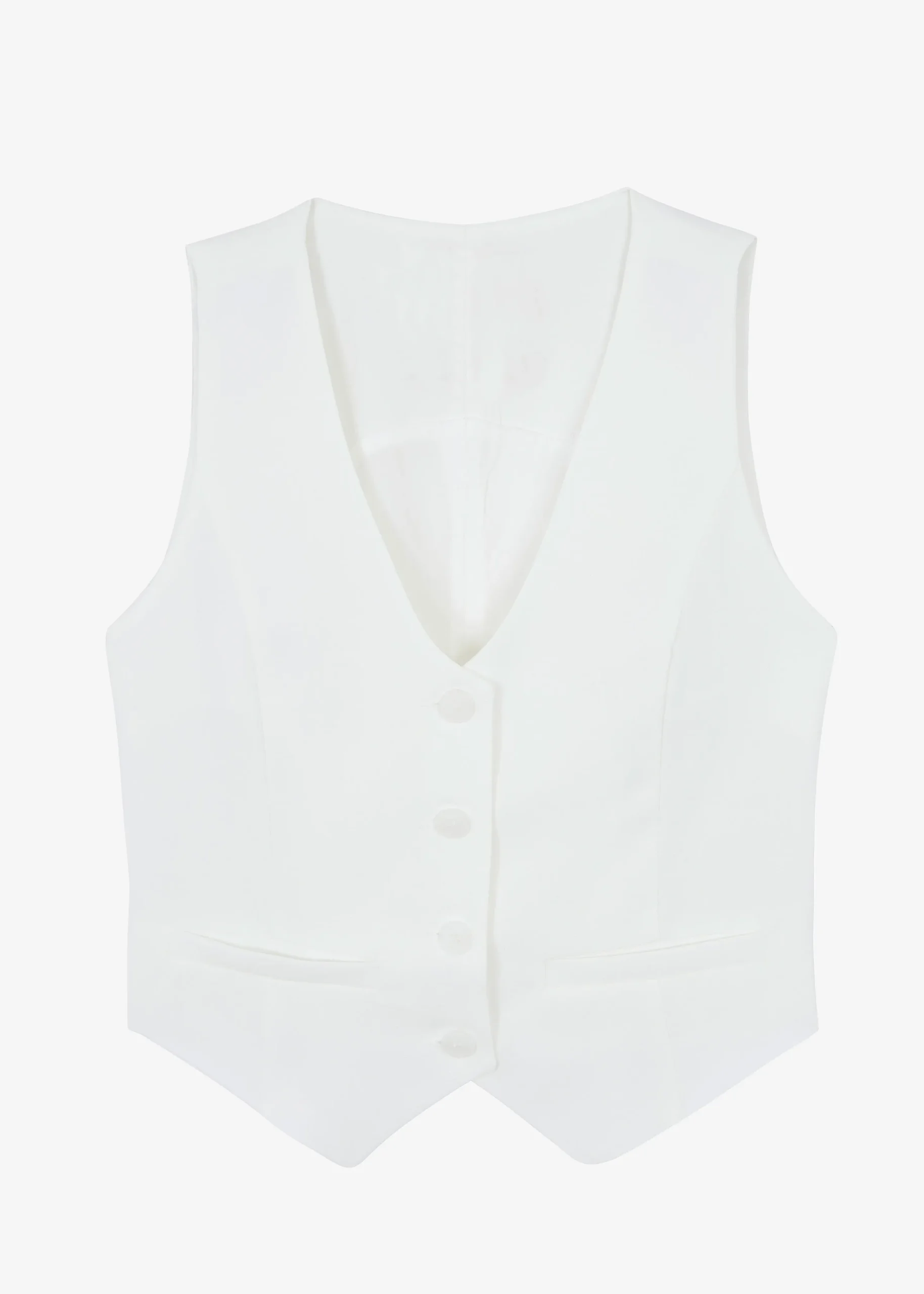 The Frankie Shop Gladys Vest White