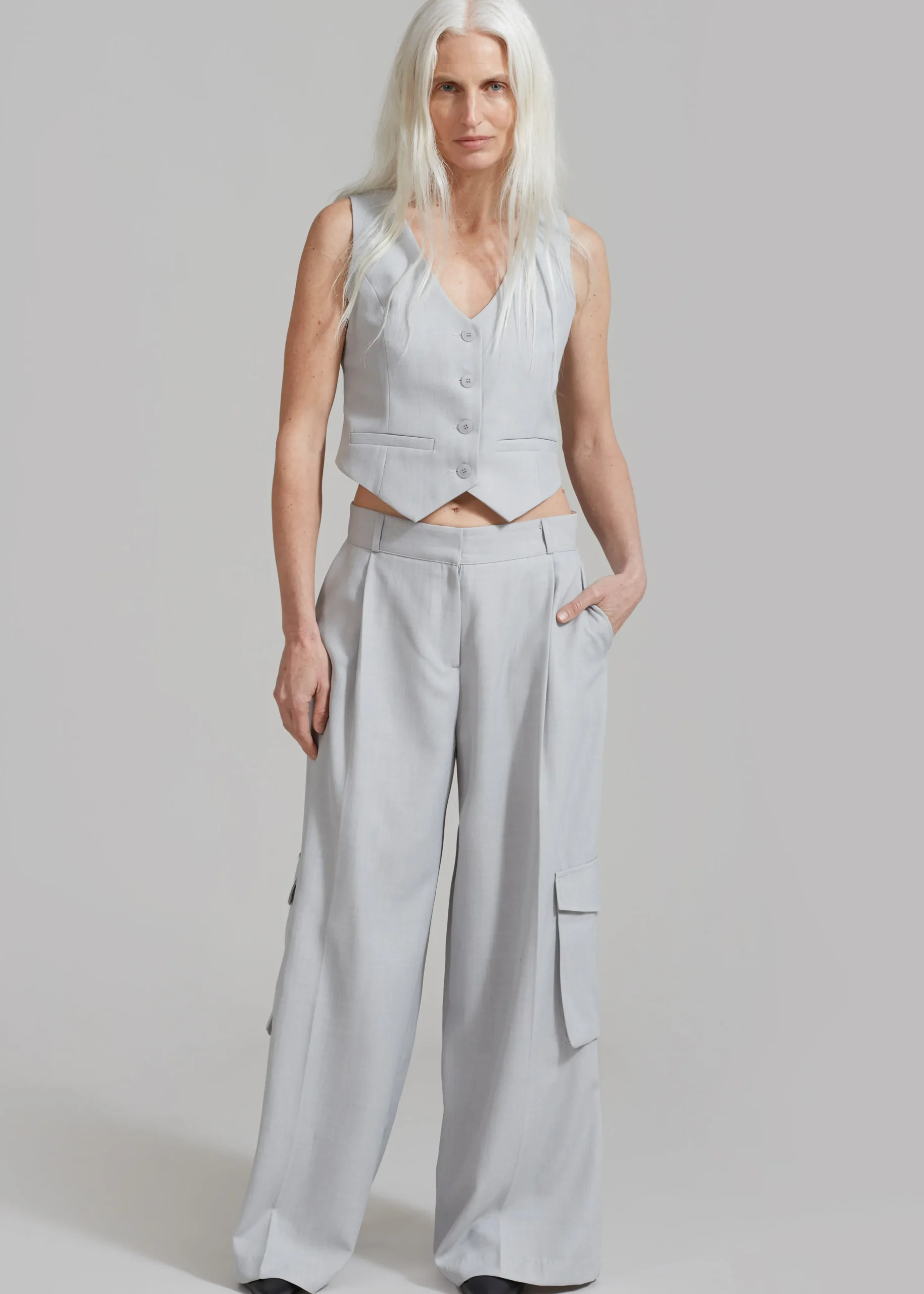 The Frankie Shop Gladys Vest Grey Best