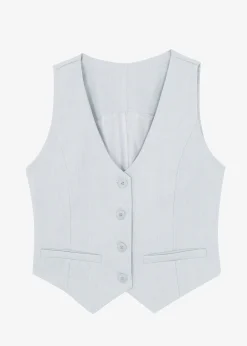 The Frankie Shop Gladys Vest Grey Best