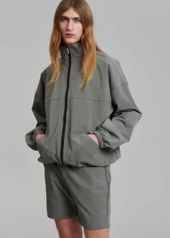 The Frankie Shop Guido Nylon Jacket Grey Online