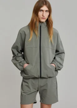 The Frankie Shop Guido Nylon Jacket Grey Online