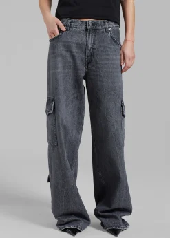 The Frankie Shop Haikure Bethany Cargo Pants Marble Black Online