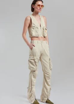 The Frankie Shop Haikure Gwen Vest Barley Discount