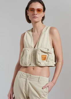 The Frankie Shop Haikure Gwen Vest Barley Discount