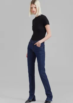 The Frankie Shop Haikure Sherry Pants Blue Rinse