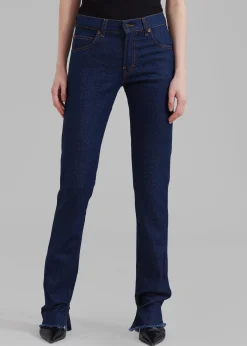 The Frankie Shop Haikure Sherry Pants Blue Rinse