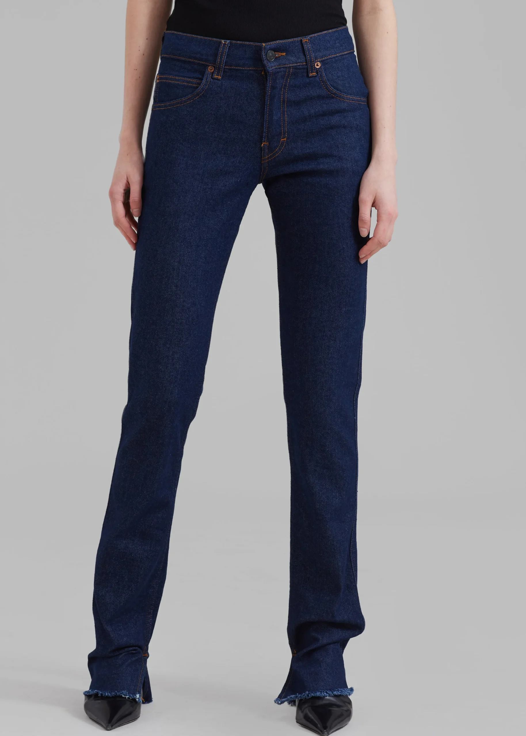 The Frankie Shop Haikure Sherry Pants Blue Rinse