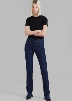 The Frankie Shop Haikure Sherry Pants Blue Rinse