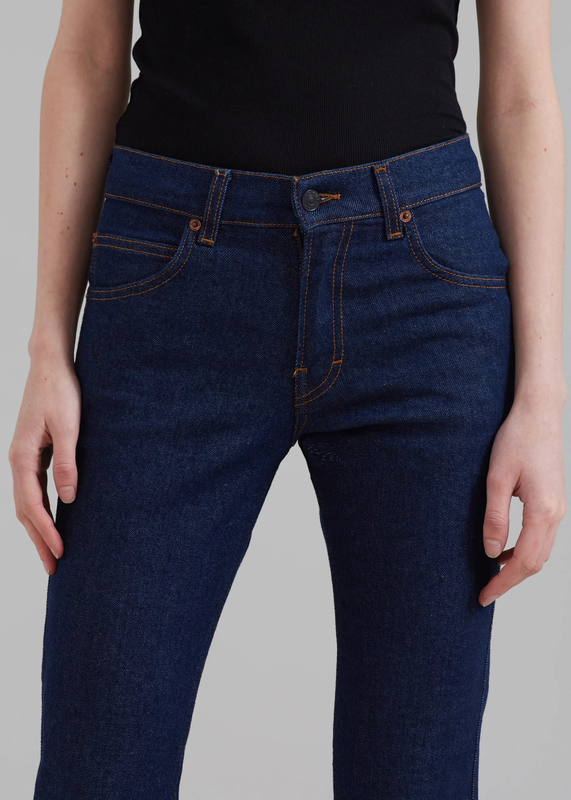 The Frankie Shop Haikure Sherry Pants Blue Rinse
