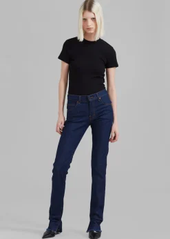 The Frankie Shop Haikure Sherry Pants Blue Rinse