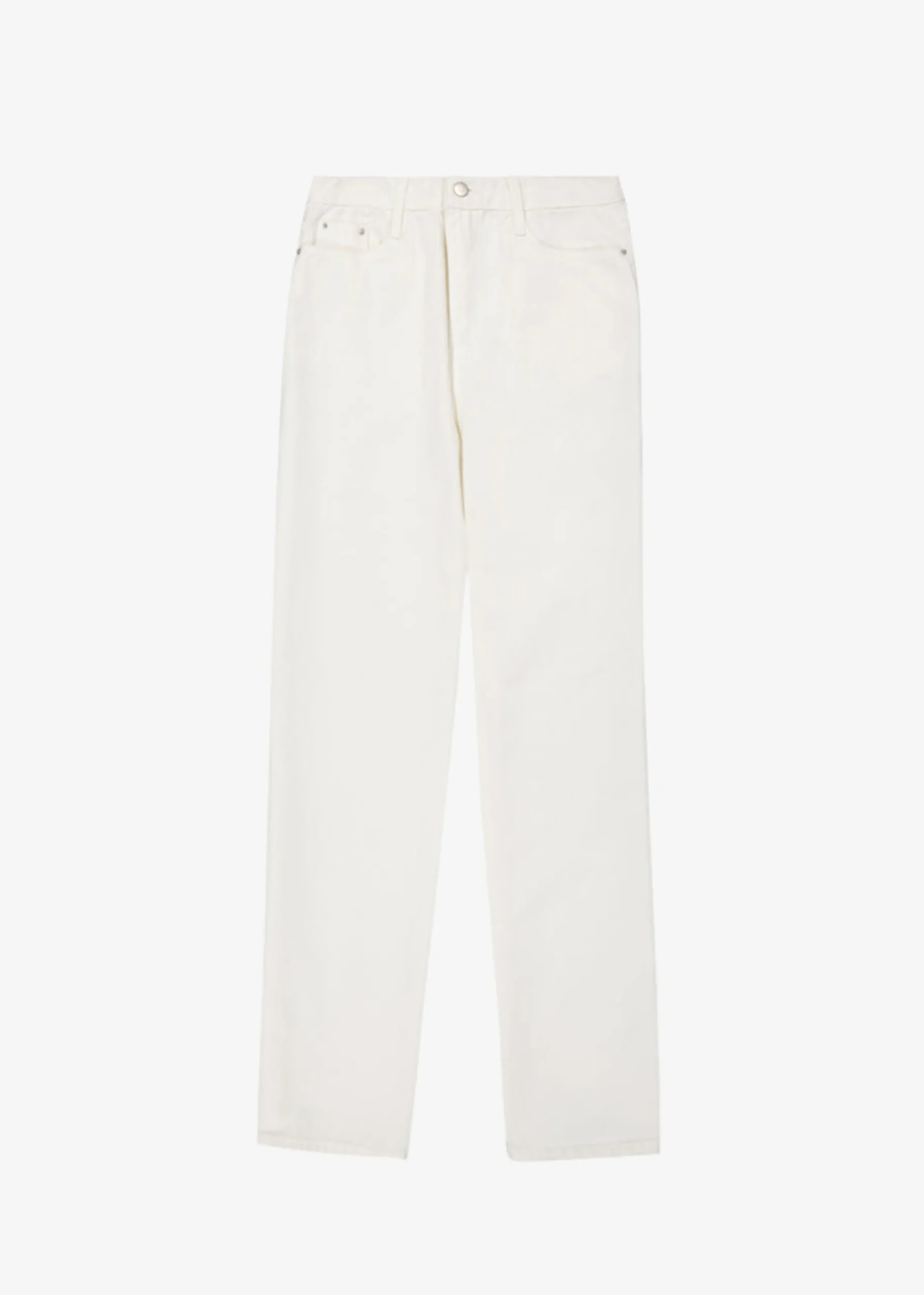 The Frankie Shop Hann Denim Pants White Sale