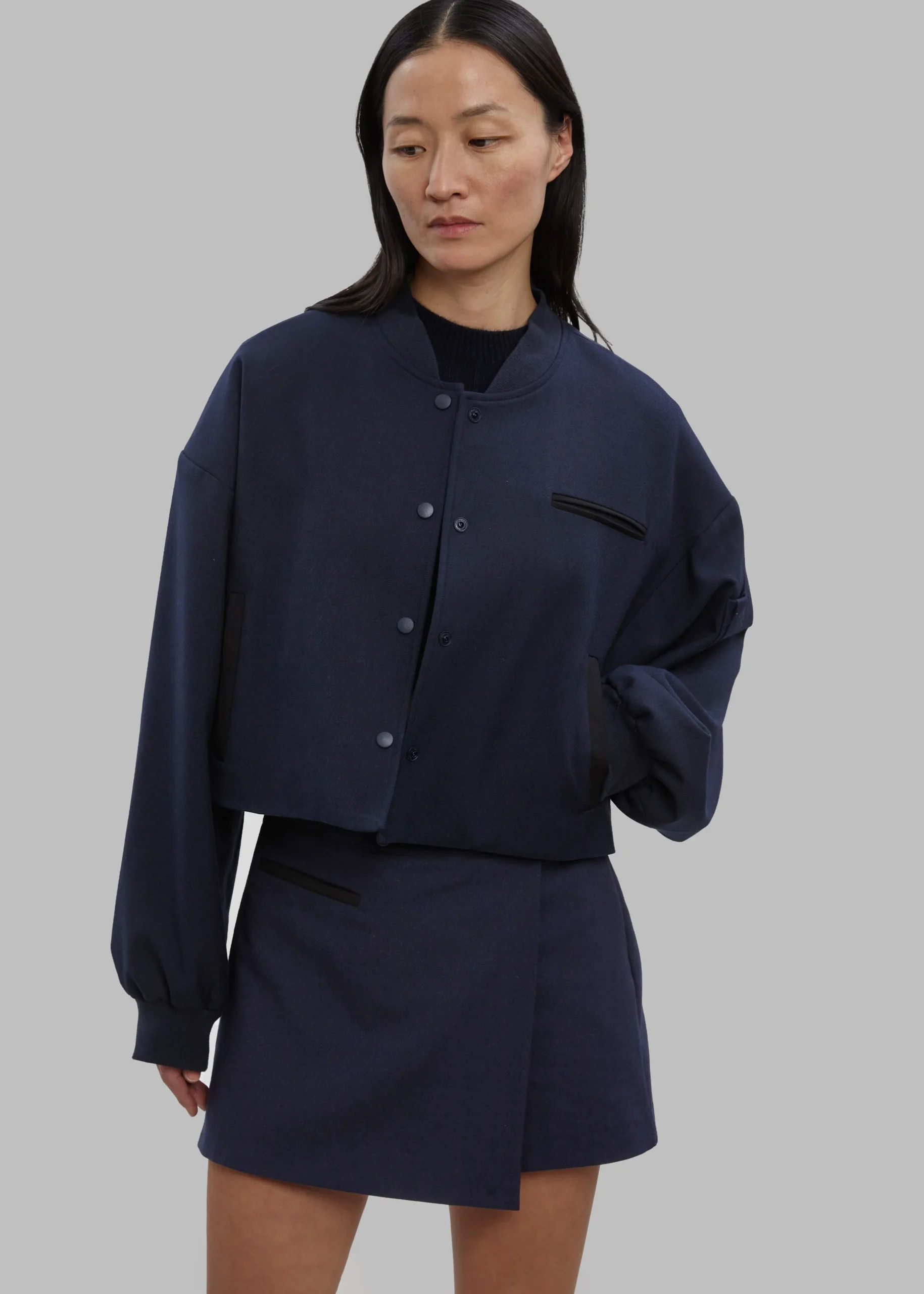 The Frankie Shop Hava Jacket Navy Online