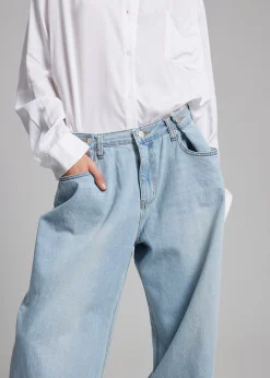 The Frankie Shop Hayla Denim Pants Light Wash Online