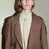 The Frankie Shop Helena Necktie Beige Sale