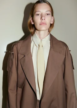 The Frankie Shop Helena Necktie Beige Sale