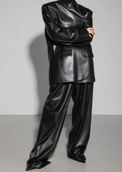 The Frankie Shop Helsinki Faux Leather Pants Black Sale