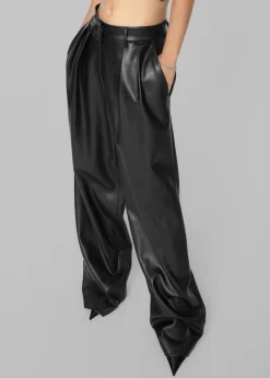 The Frankie Shop Helsinki Faux Leather Pants Black Sale