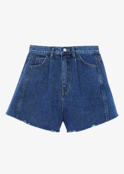 The Frankie Shop Howell Denim Shorts Blue Denim Best