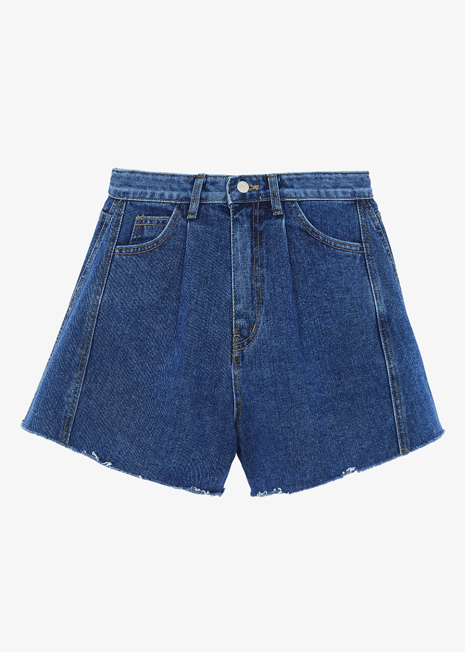 The Frankie Shop Howell Denim Shorts Blue Denim Best