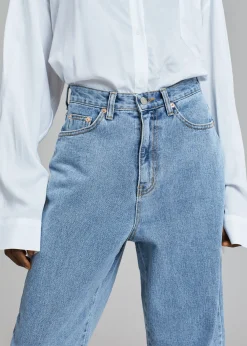 The Frankie Shop Hutch Denim Jogger Worn Wash New