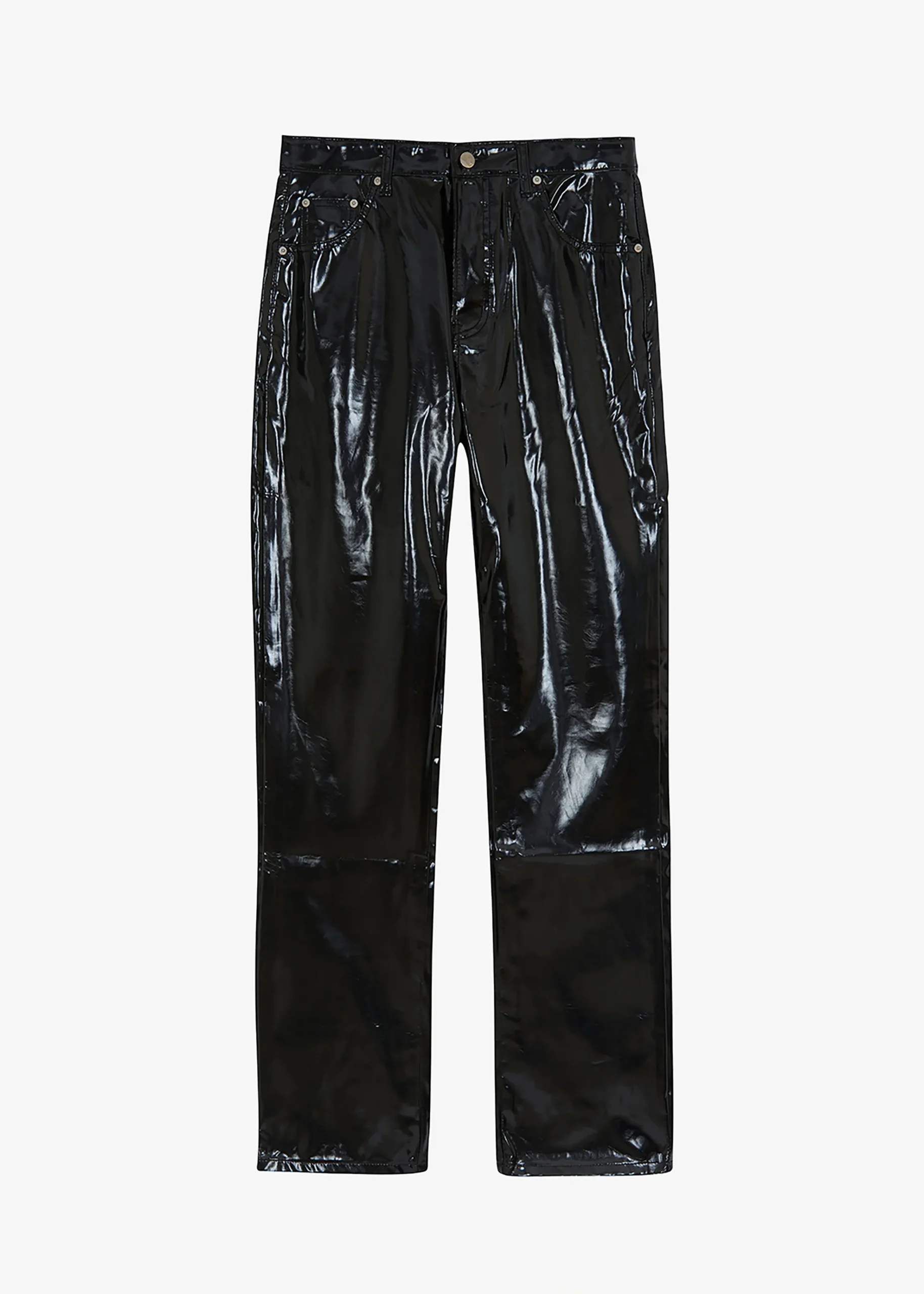 The Frankie Shop Ileen Vinyl Pants Black Online