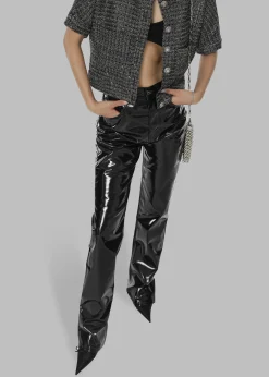 The Frankie Shop Ileen Vinyl Pants Black Online