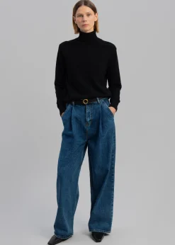 The Frankie Shop Isabella Denim Pants Medium Wash Sale