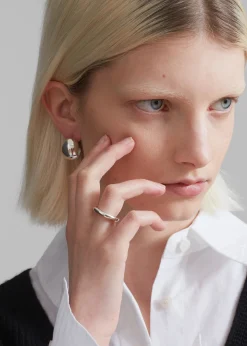 The Frankie Shop Jasmin Sparrow Annora Ring Silver Hot