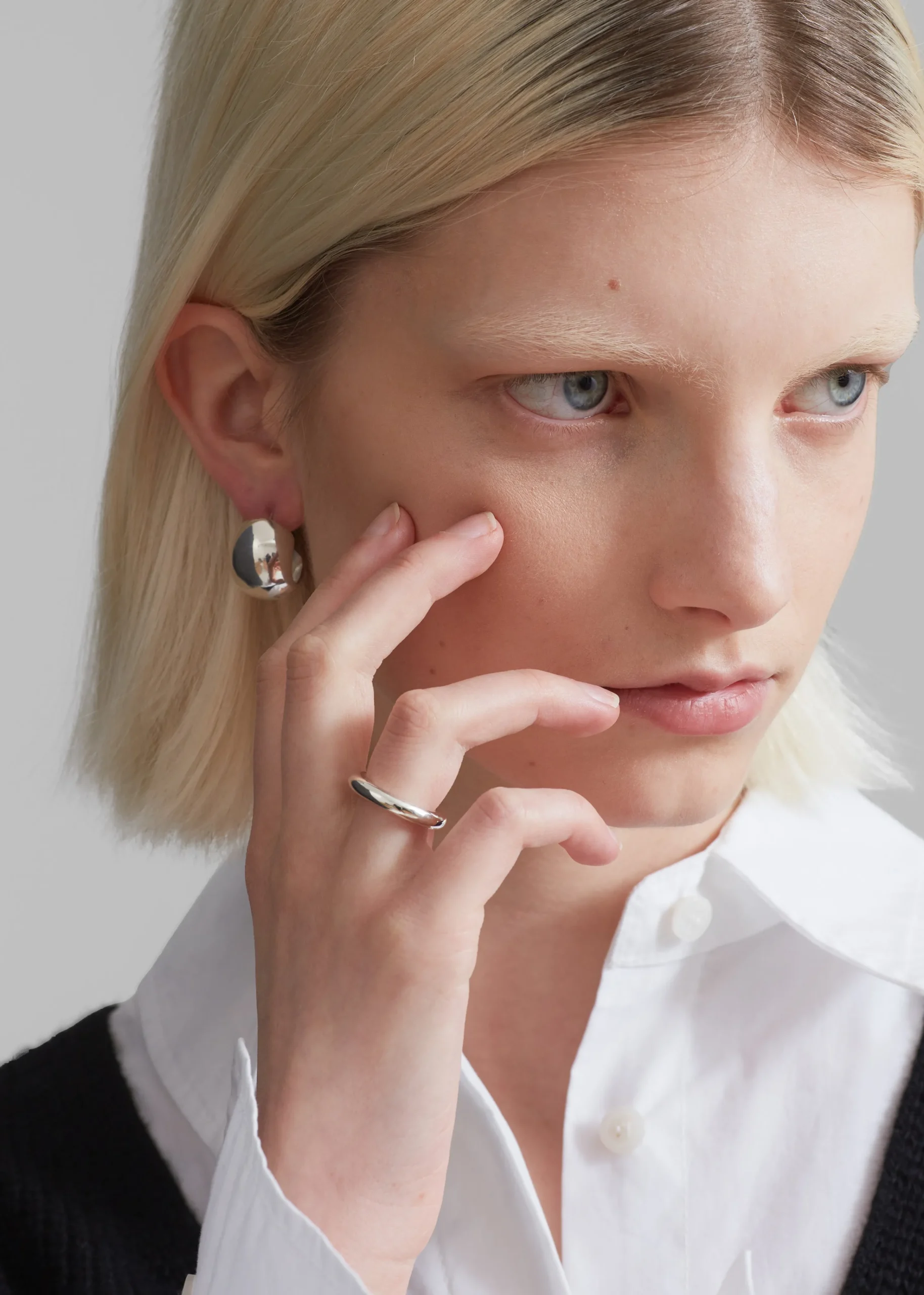 The Frankie Shop Jasmin Sparrow Annora Ring Silver Hot