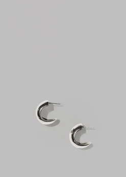 The Frankie Shop Jasmin Sparrow Classic Hoops Silver Best