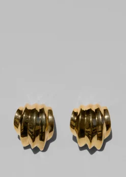 The Frankie Shop Jasmin Sparrow Homard Hoops Gold Sale