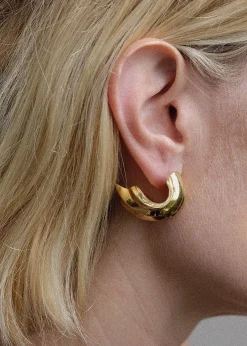 The Frankie Shop Jasmin Sparrow Homard Hoops Gold Sale