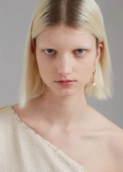 The Frankie Shop Jasmin Sparrow Lulu Earrings Gold Sale