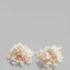 The Frankie Shop Jasmin Sparrow Mermaid Earrings Silver New