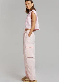 The Frankie Shop Jenna Cargo Joggers Pink Sale
