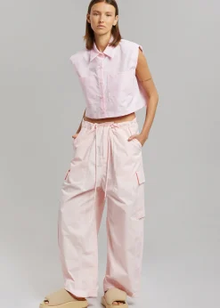 The Frankie Shop Jenna Cargo Joggers Pink Sale