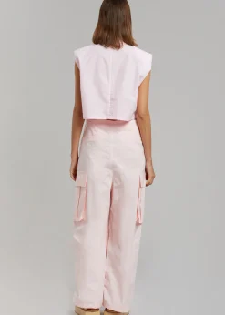 The Frankie Shop Jenna Cargo Joggers Pink Sale