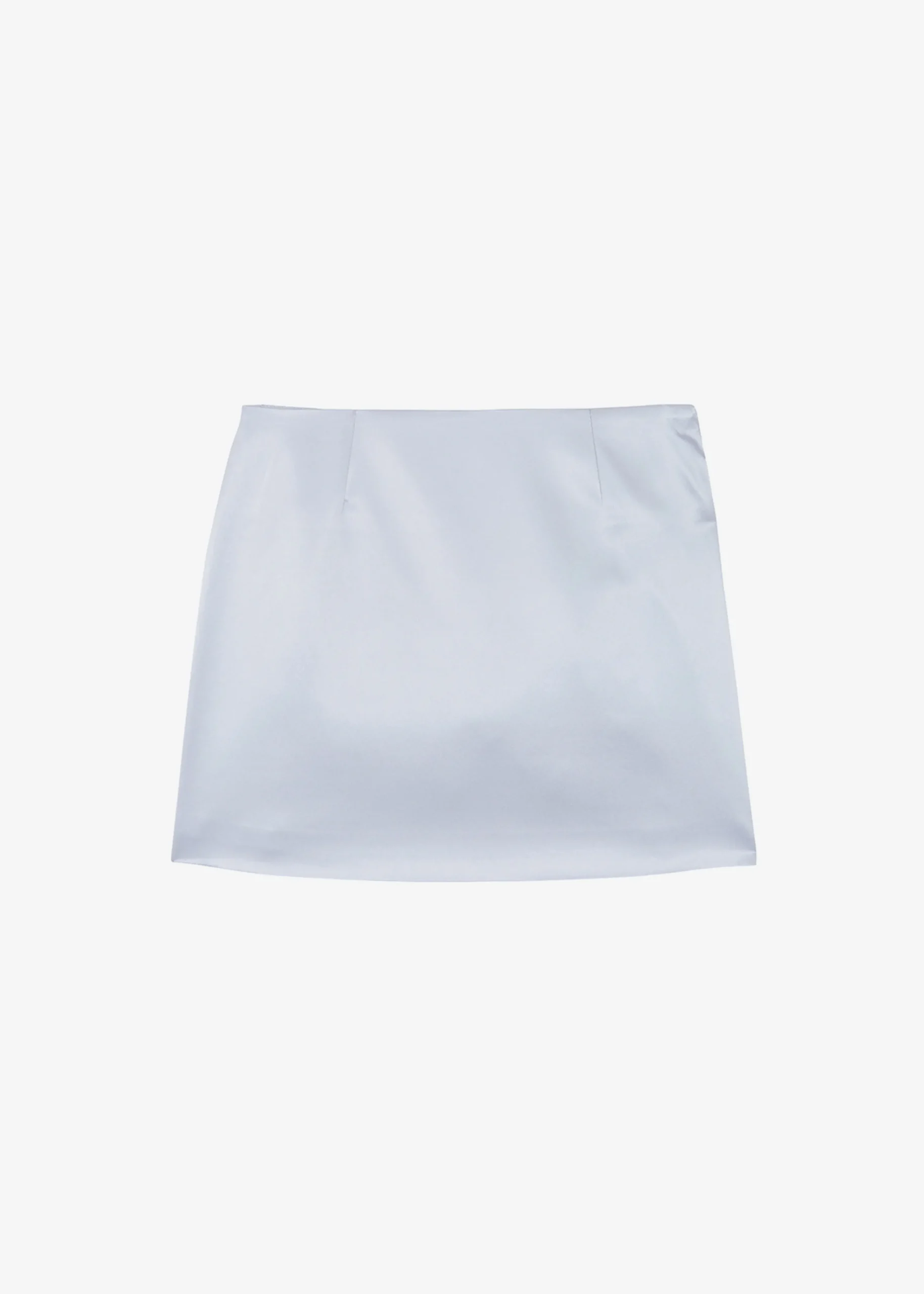 The Frankie Shop Jinan Silky Mini Skirt Silver New