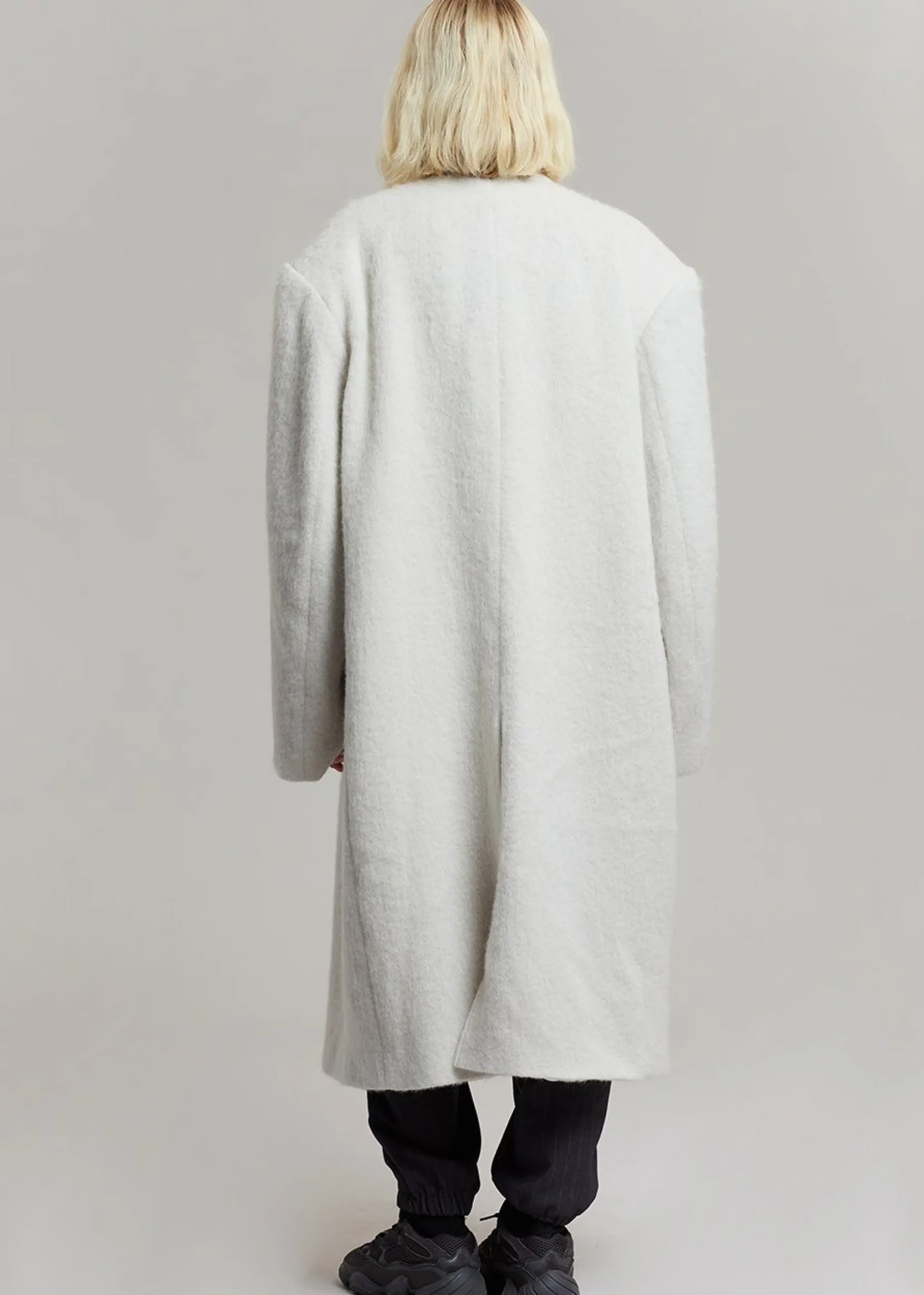The Frankie Shop John Oversized Coat Birch Best