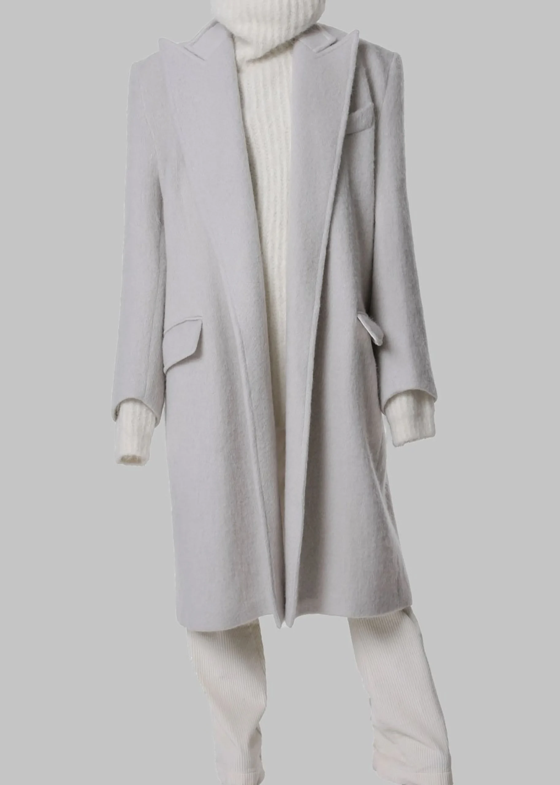The Frankie Shop John Oversized Coat Birch Best
