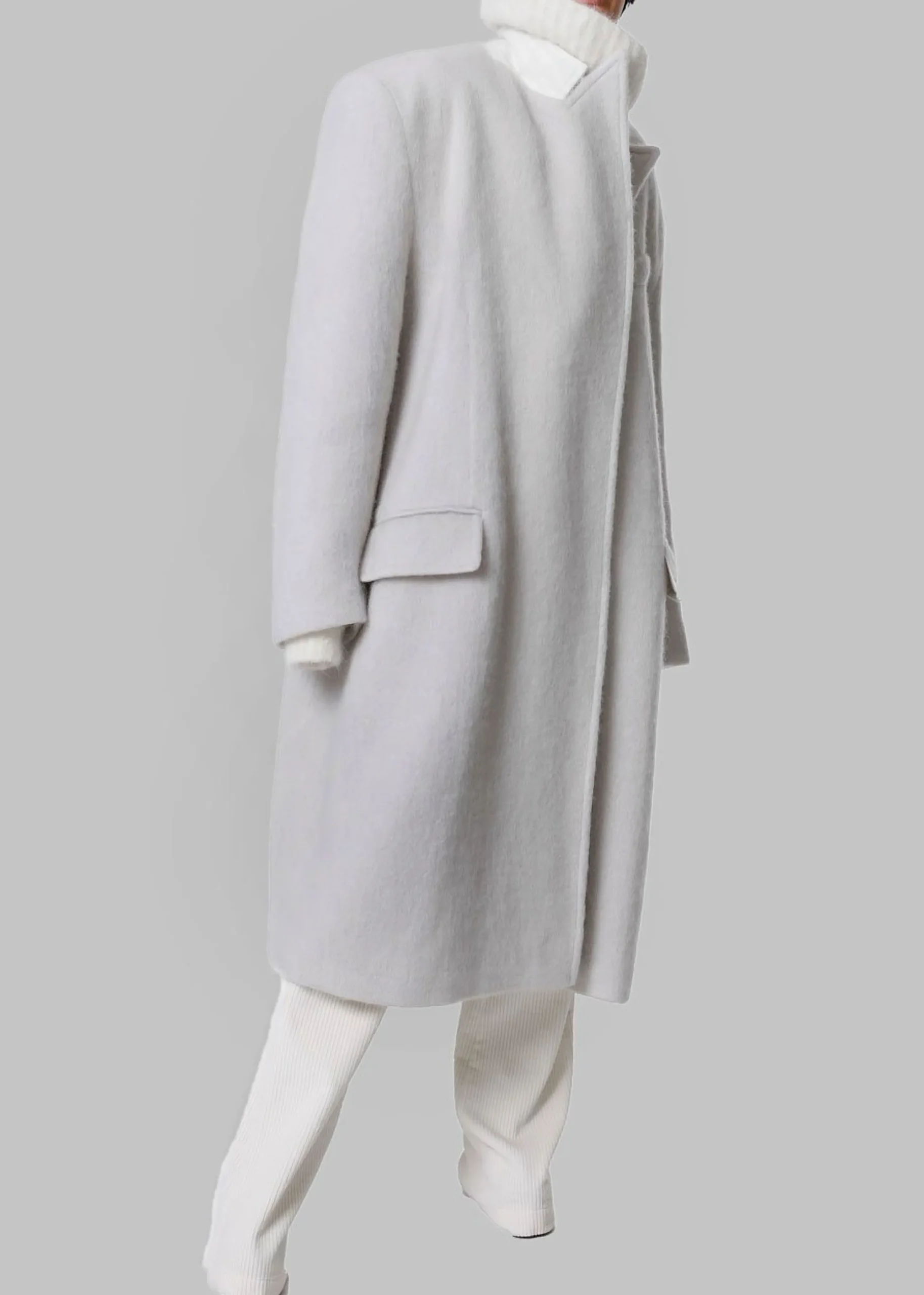 The Frankie Shop John Oversized Coat Birch Best