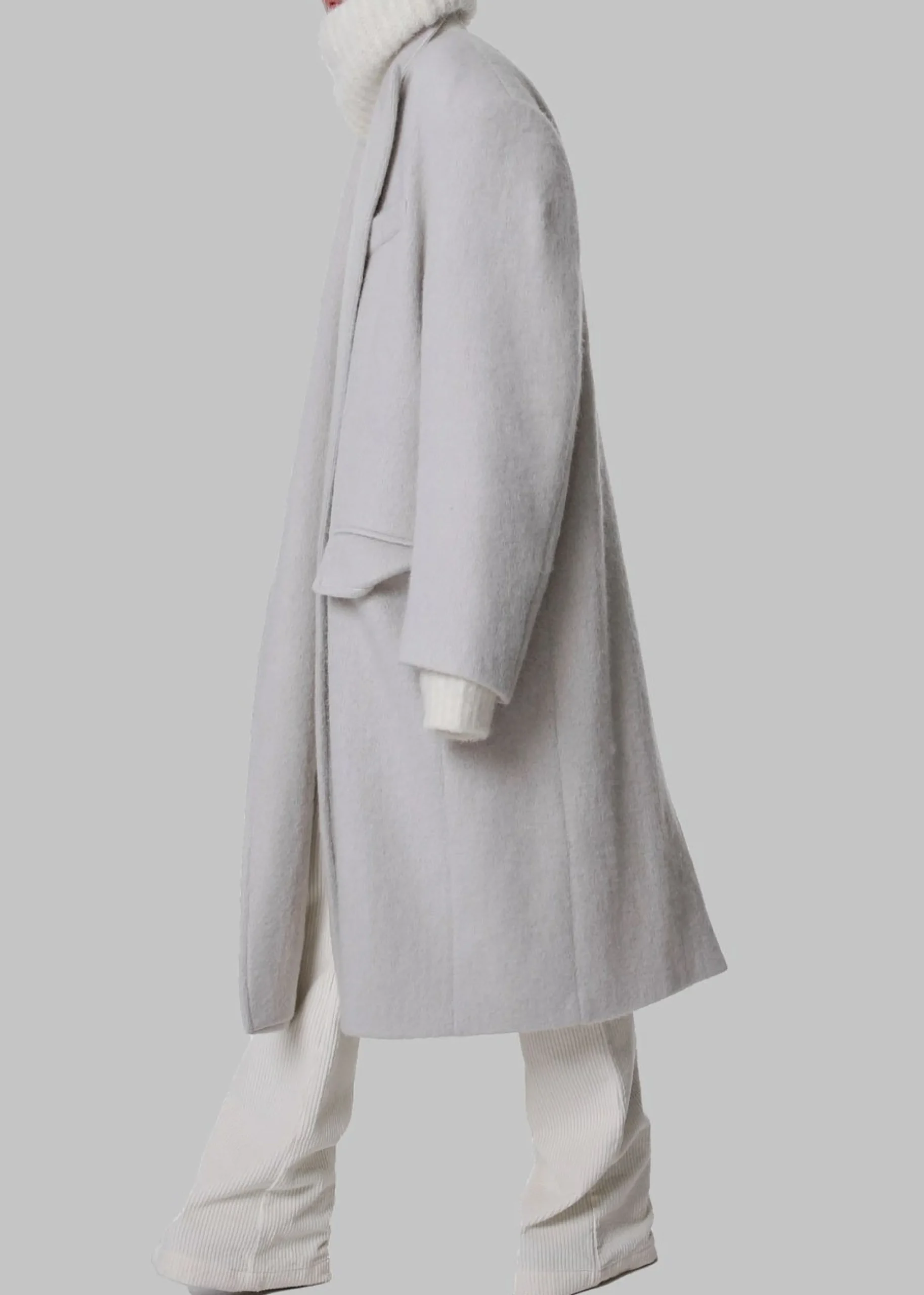 The Frankie Shop John Oversized Coat Birch Best