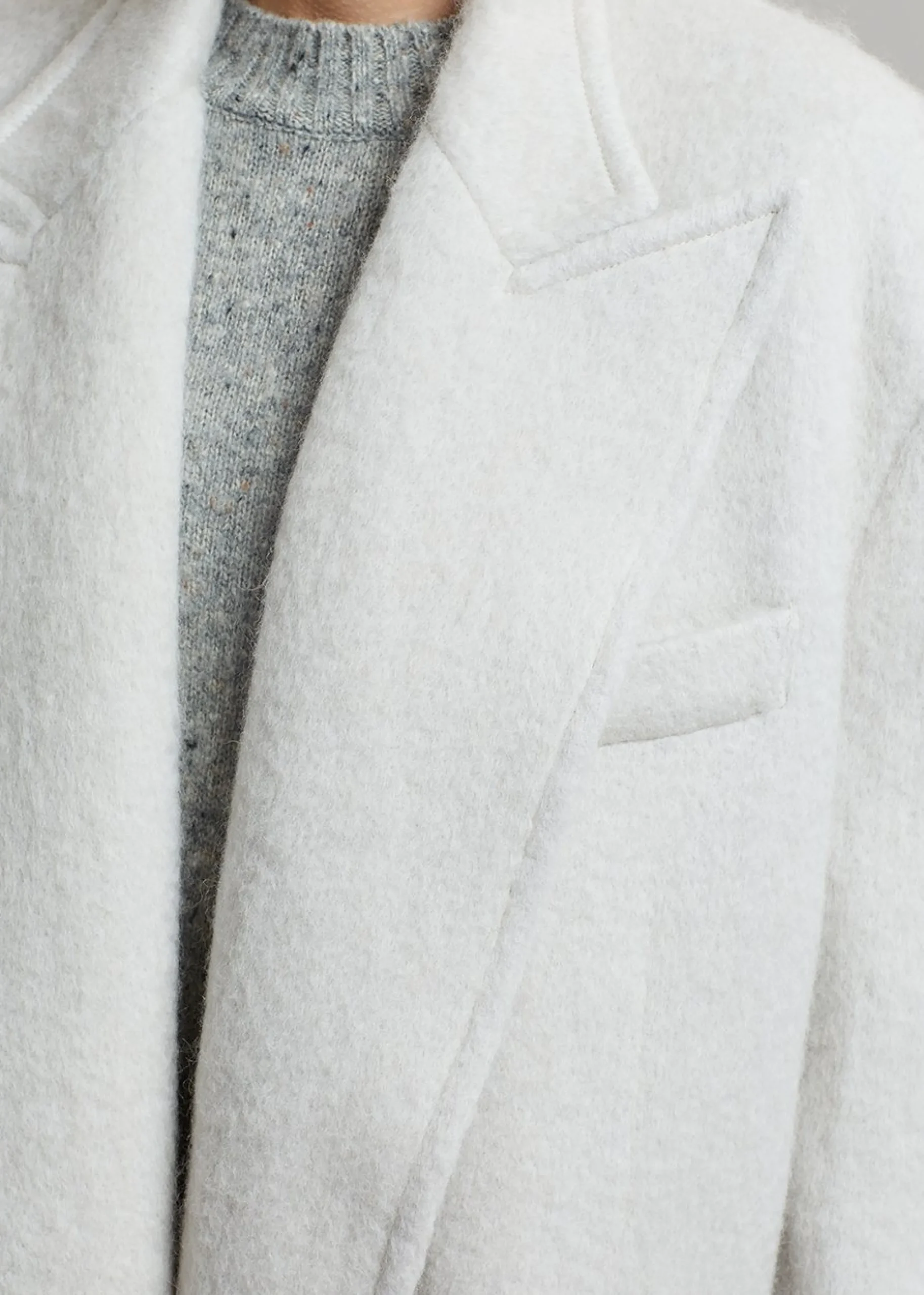 The Frankie Shop John Oversized Coat Birch Best
