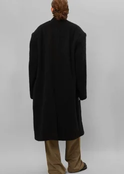 The Frankie Shop John Oversized Coat Black Best
