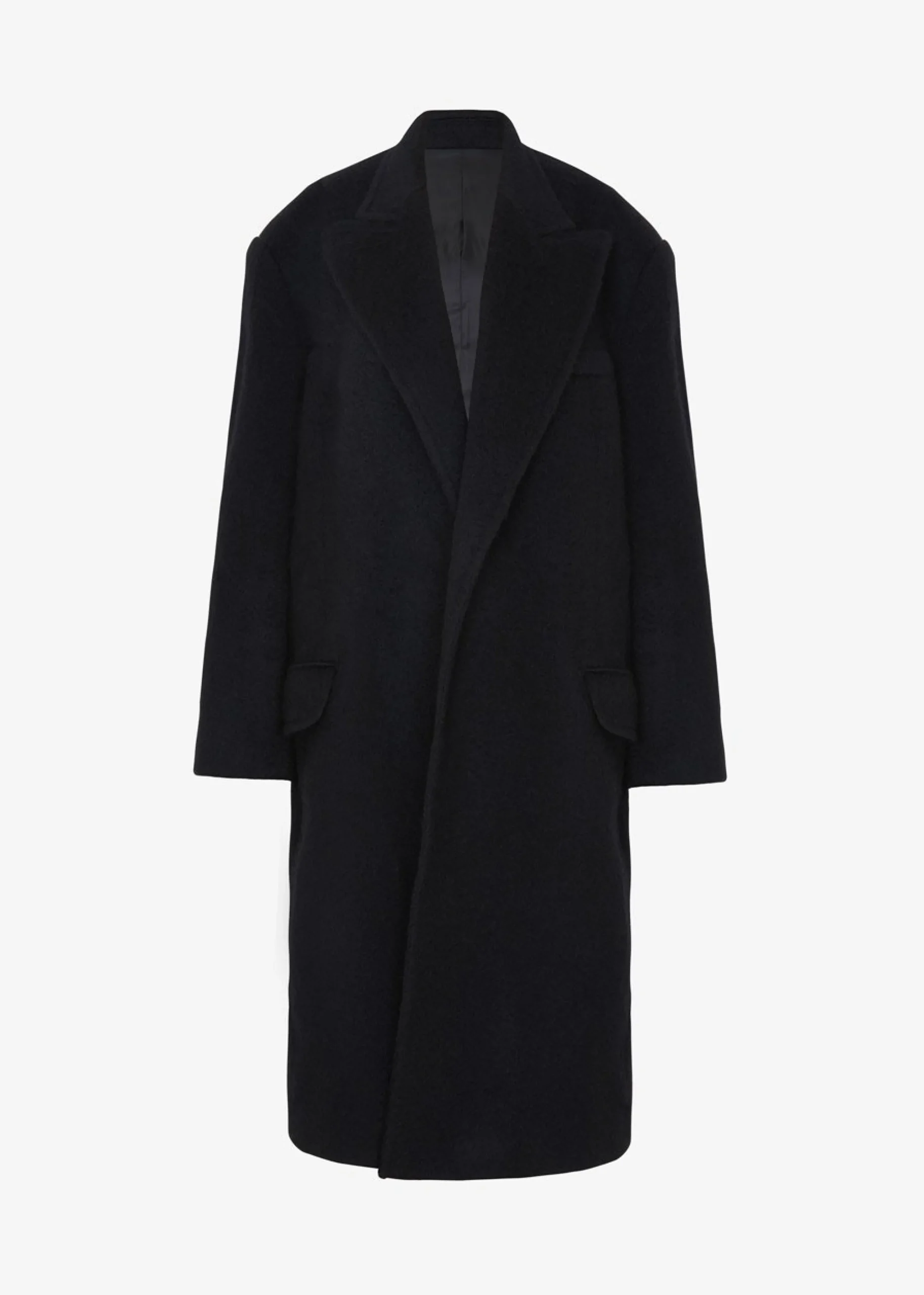 The Frankie Shop John Oversized Coat Black Best