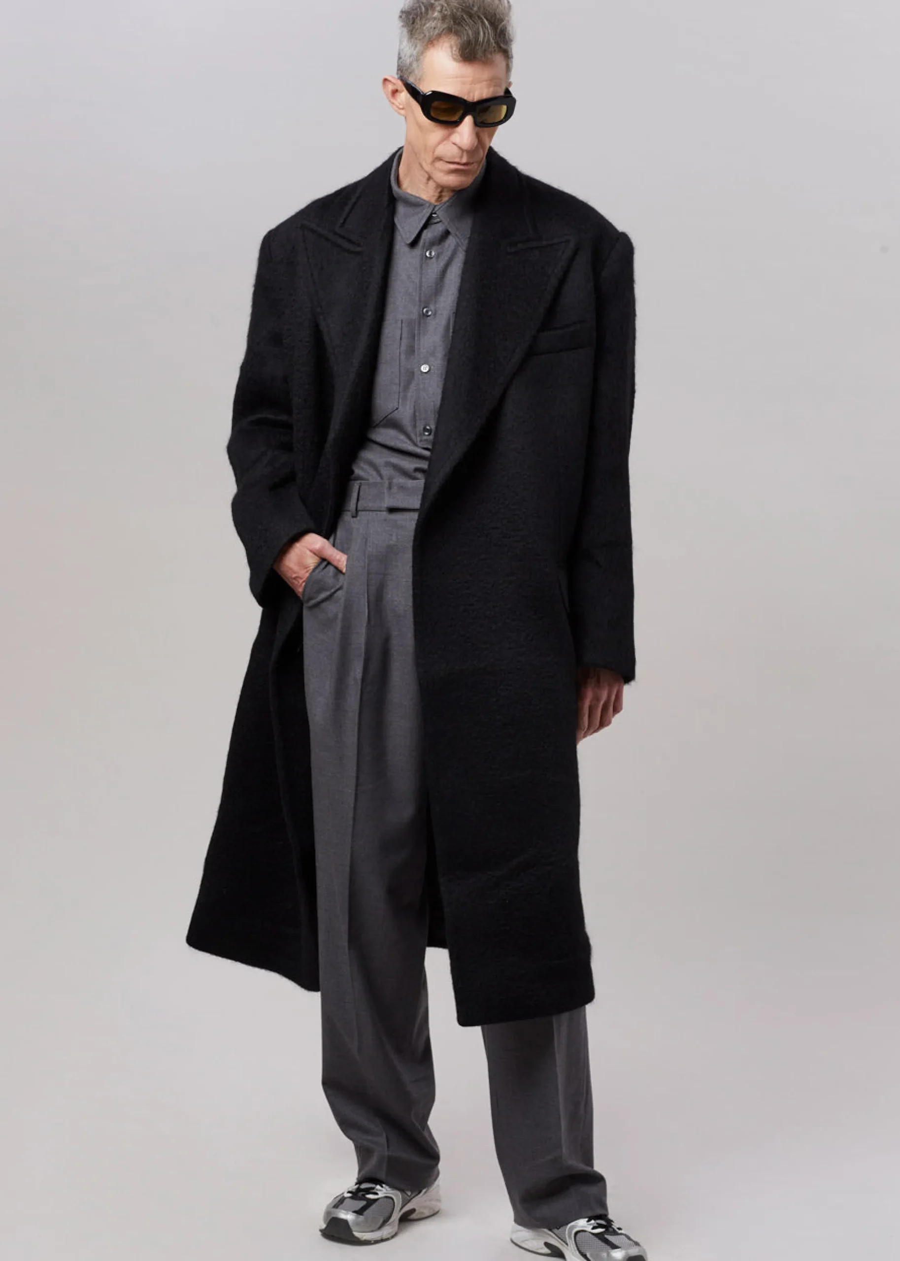 The Frankie Shop John Oversized Coat Black Best