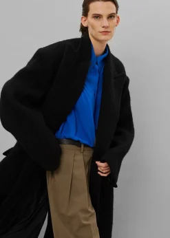 The Frankie Shop John Oversized Coat Black Best