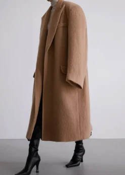 The Frankie Shop John Oversized Coat Camel Clearance