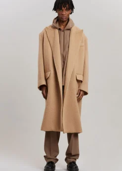 The Frankie Shop John Oversized Coat Camel Clearance